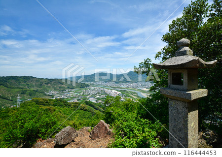 從雲雀山頂眺望有田川【和歌山縣有田市】 116444453