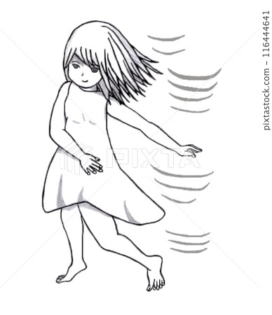 Dancing girl Dancing girl 116444641