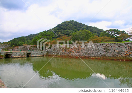 Hagi Castle Ruins and Mt. Shizuki (Hagi City, Yamaguchi Prefecture) Hagi Castle Ruins and Mt. Shizuki (Hagi City, Yamaguchi Prefecture) 116444925