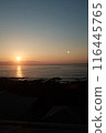 Sunset over the sea 116445765