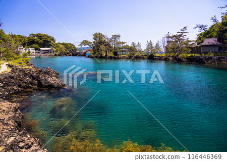 [Niigata Prefecture_Sado_Yajima/Kyojima] Experience a tub boat ride while enjoying the beautiful scenery 116446369