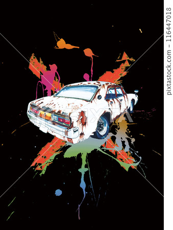 舊車插畫 116447018