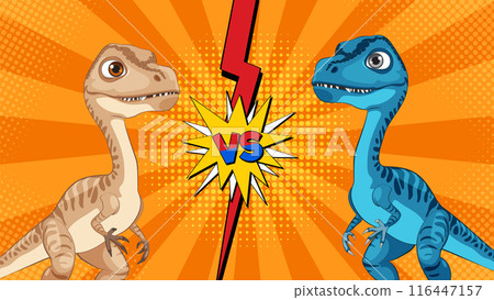 Dinosaur Showdown: Battle of Colors Dinosaur Showdown: Battle of Colors 116447157