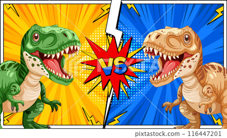 Dinosaur Battle Showdown 116447201