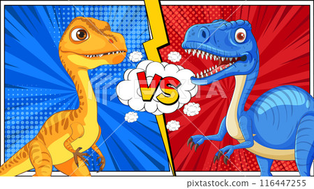 Dinosaur Battle Showdown 116447255