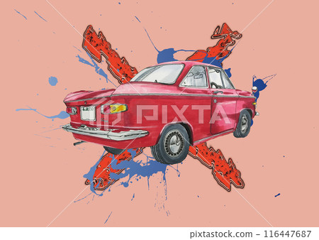 old car illustration old car illustration 116447687