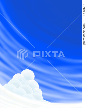 Simple sky and clouds background vertical 116448615