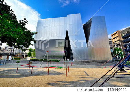 東京墨田區墨田北齋博物館和綠町公園的風景 東京墨田區墨田北齋博物館和綠町公園的風景 116449011