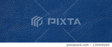 Navy blue leather texture background with pattern, macro. Structure of denim textile backdrop 116449204