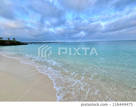 沖繩清晨的海灘 116449475