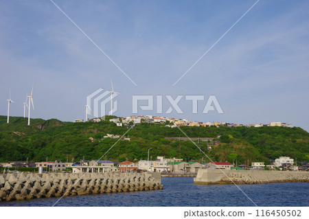Awajishima, Hyogo Prefecture - Looking towards Harumigaoka from the ocean observation plaza 116450502