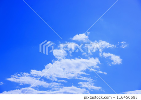 Blue sky with clouds (background material) Blue sky with clouds (background material) 116450685