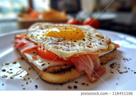 closeup photo from FULL HEALTHY BREAKFAST 116451186