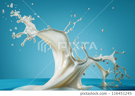 Milk Splash Close-Up 116451245