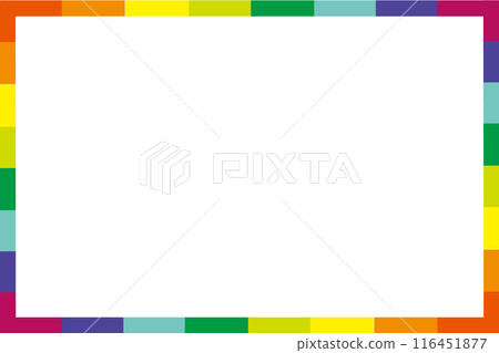 Colorful pastel pop frame 116451877