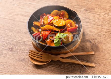 Ratatouille, a French home-cooked dish 116451879