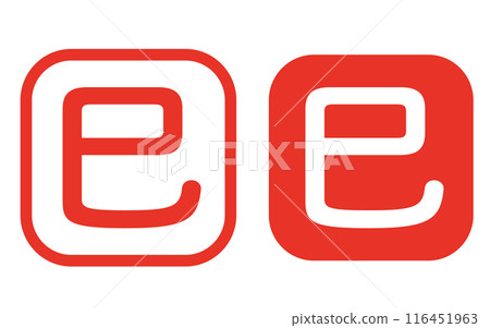 Snake seal New Year's card stamp 116451963