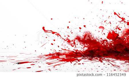 Splashing red liquid Splashing red liquid 116452349