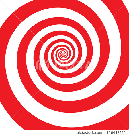 Artistic spiral shape. Vector drawing Artistic spiral shape. Vector drawing 116452511