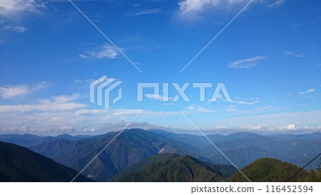 從塔之岳看到的南山脊與甲斐山 從塔之岳看到的南山脊與甲斐山 116452594