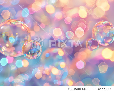Abstract background featuring bokeh effect of blurred colorful lights 116453222