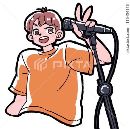 有麥克風的男孩 有麥克風的男孩 116454136