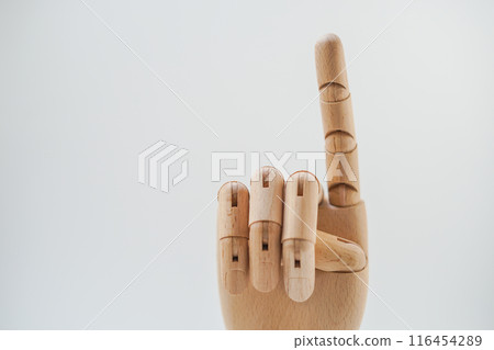 Image of hand for wooden drawing Image of hand for wooden drawing 116454289