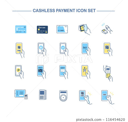 無現金支付方式圖示集 無現金支付方式圖示集 116454620