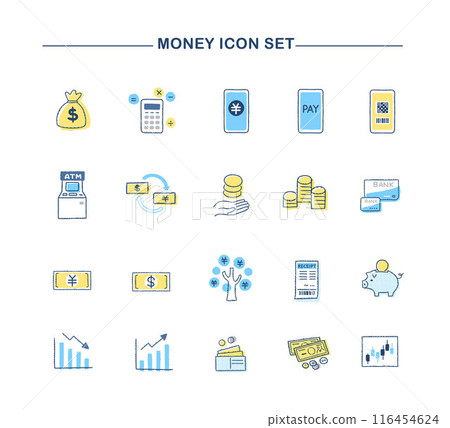 Money image 2 icon set 116454624