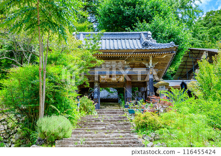 Fukiji Temple in summer, Bungotakada City, Oita Prefecture Fukiji Temple in summer, Bungotakada City, Oita Prefecture 116455424