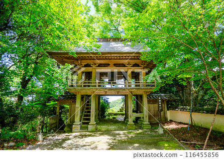 夏季 文殊山寺 三門 大分縣國東市 116455856
