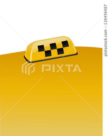 3d Realistic Taxi Car Roof Sign Icon Set Closeup Isolated. Yellow French Taxi Sign Design. Template for Taxi Service. Vector 3d Realistic Taxi Car Roof Sign Icon Set Closeup Isolated. Yellow French Taxi Sign Design. Template for Taxi Service. Vector 116456487