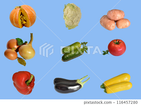 Advertising banner with juicy vegetables. Advertising banner with juicy vegetables. 116457280