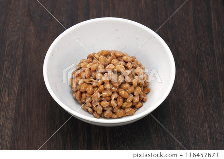 Natto put in a small dish Natto put in a small dish 116457671