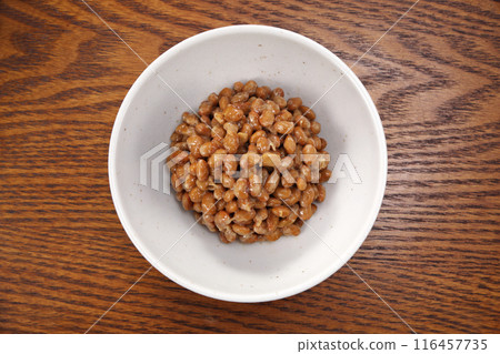 Natto put in a small dish Natto put in a small dish 116457735