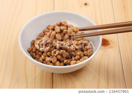 Natto put in a small dish Natto put in a small dish 116457901