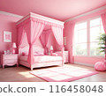 A girl's ideal pink room 116458048