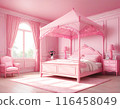 A girl's ideal pink room 116458049
