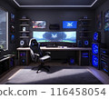 Boys' Ideal Black Gaming Room 116458054