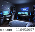 Boys' Ideal Black Gaming Room 116458057