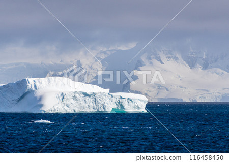 Icebergs near Graham passage 116458450