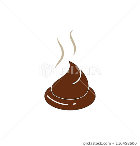 Feces icon illustration Feces icon illustration 116458600
