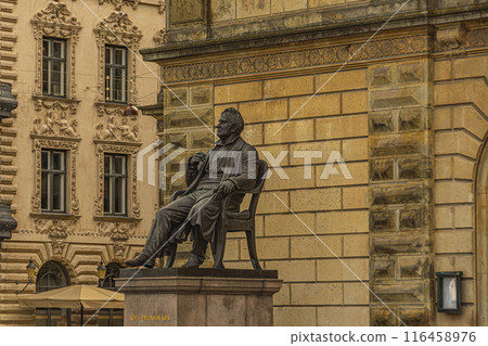 Adam Oehlenschlager writer who introduced romanticism into Danish writing.Copenhagen Denmark. 116458976