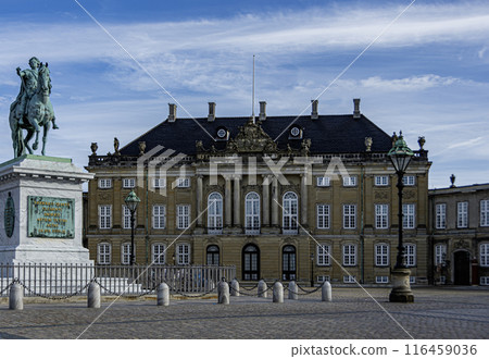 square in the palace complex of amalienborg. Copenhagen Denmark. square in the palace complex of amalienborg. Copenhagen Denmark. 116459036