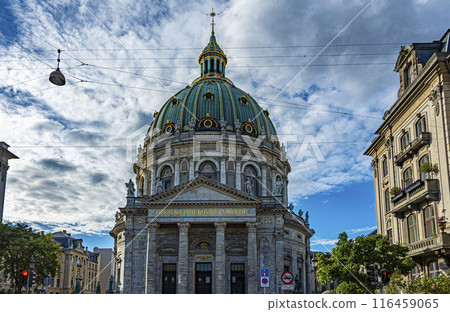 Frederiks Kirke Lutheran church, known as the Marble Church. Copenhagen. Denmark. Frederiks Kirke Lutheran church, known as the Marble Church. Copenhagen. Denmark. 116459065
