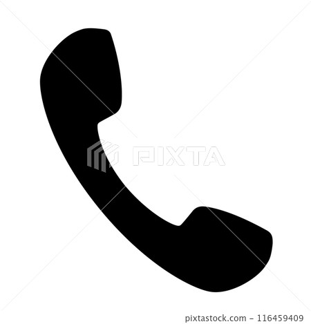 Phone handset icon Phone handset icon 116459409