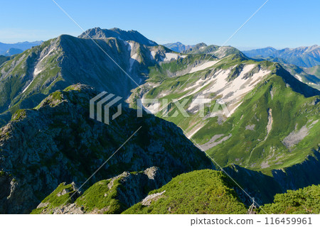 Mount Tateyama as seen from Maetsurugi Mount Tateyama as seen from Maetsurugi 116459961