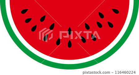 夏天可愛的西瓜插畫 夏天可愛的西瓜插畫 116460224
