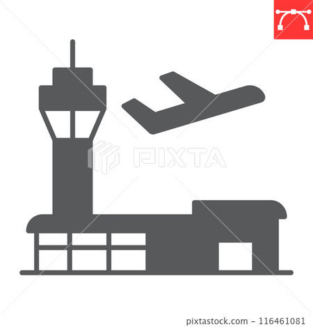 Airport glyph icon 116461081