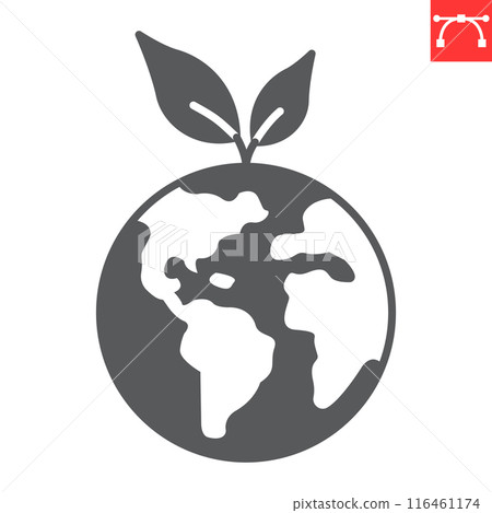 Ecology glyph icon Ecology glyph icon 116461174